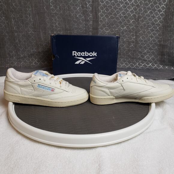Reebok Club C 85 Vintage Unisex 5 White Leather Tennis Shoes 36.5 EUR Retrocore - Picture 7 of 10